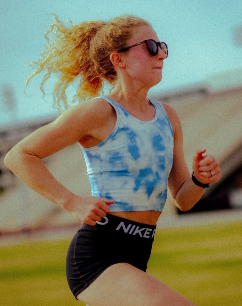 Maddie running